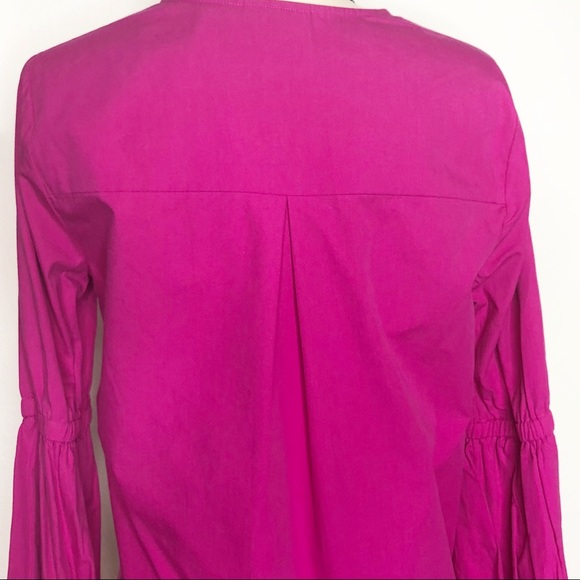 Halogen | V-Neck Long Sleeve Blouse - Picture 4 of 6